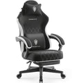 Dowinx Gaming Chair With Footrest, Gaming Chair Big And Tall For Heavy People, Gamer Chair For Adult With Massage, High Back Ergonomic Computer Chair With Footrest For Adults