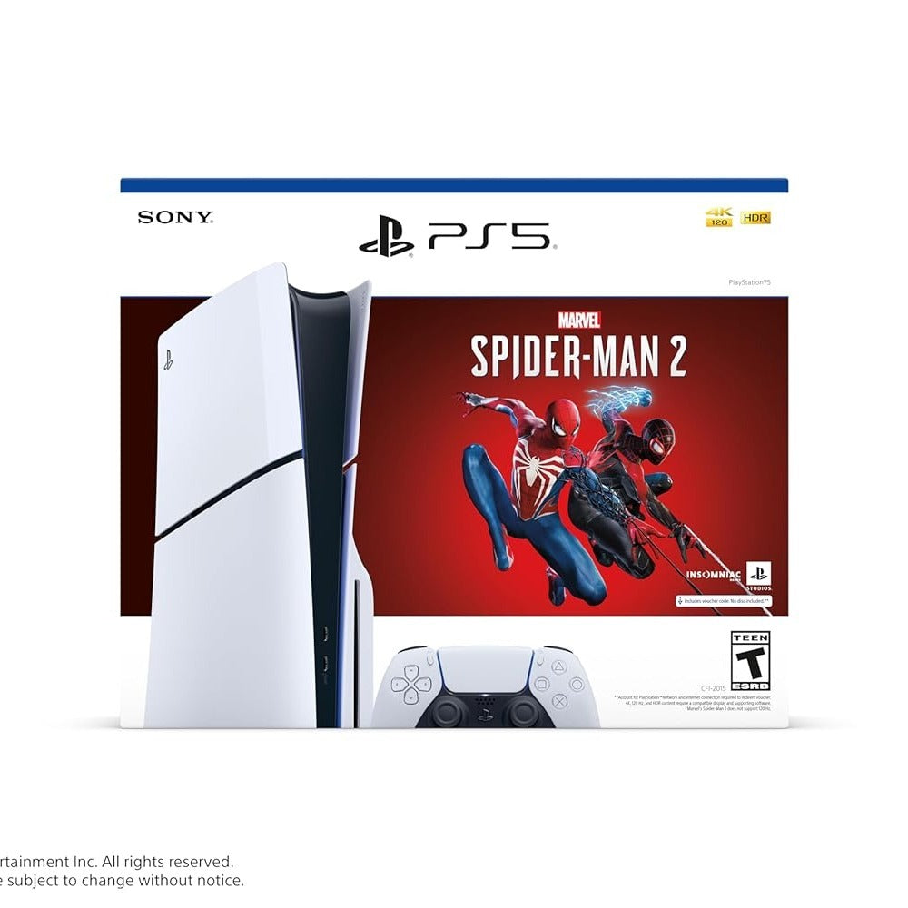 PlayStation 5 Console - Marvels Spider-Man 2 Bundle (slim) PS5