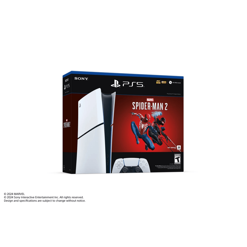 Playstation 5 Digital Console Slim - Marvel's Spider-Man 2 Bundle