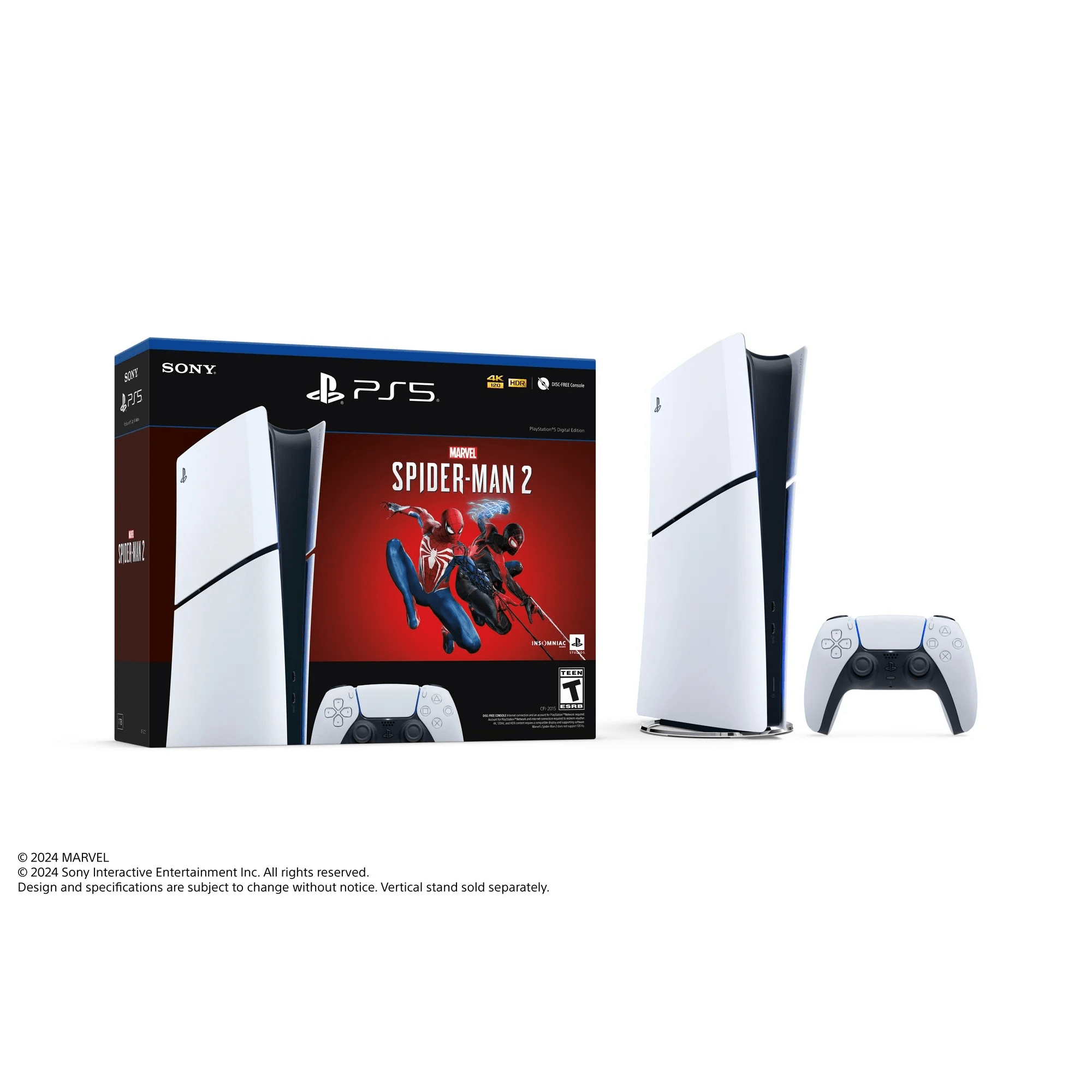 Playstation 5 Digital Console Slim - Marvel's Spider-Man 2 Bundle