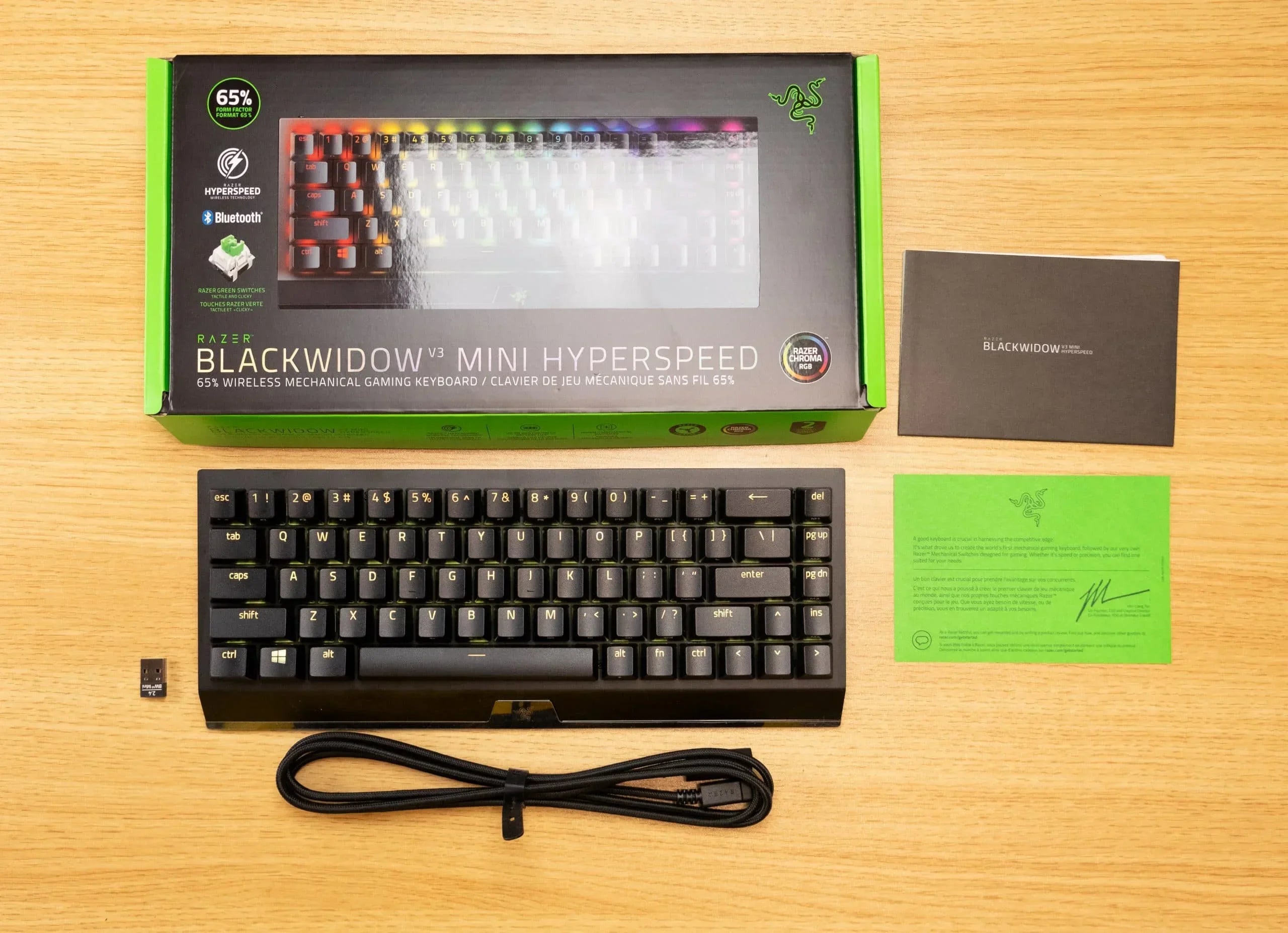 Razer BlackWidow V3 Mini Hyperspeed Keyboard