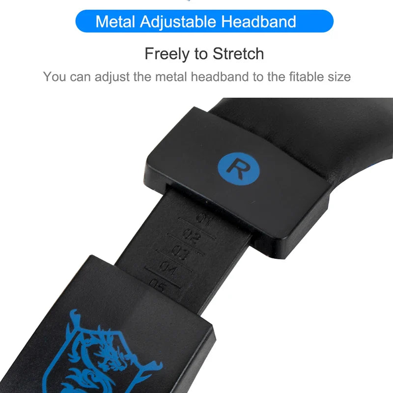 Gaming Headset with Mic and LED Light for PC Laptop Computer Cellphone PS4 Xbox 3.5mm Wired Stereo PC Gaming Headset Gifts