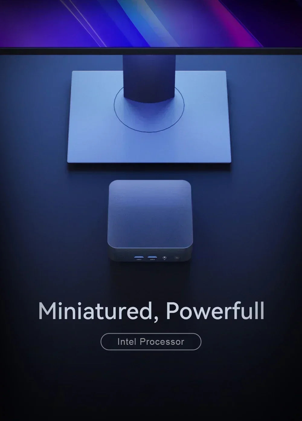 Gaming Mini PC Intel Core i9 8950HK Windows 11 Pro 16GB DDR4 1TB SSD WiFi6 M.2 UHD Graphics 1000Mbps Portable Mini PC Desktop