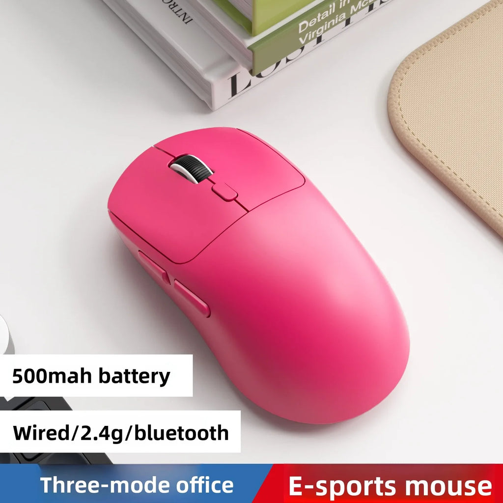 2.4G Wireless Mouse 6 Buttons Professional Optical Wireless 6400 DPI  Mouse Rechargeable Mouse Portable for Laptop PC Gamer