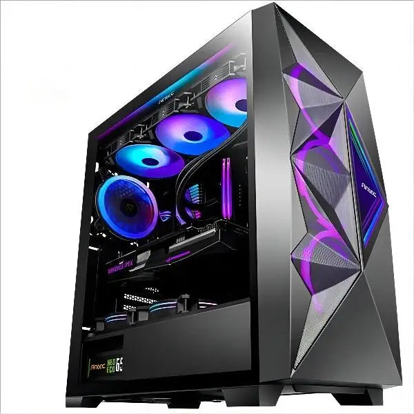 QiazzHot sale cheap gamer desktop computer best price high quality system unit Core i7 I5 i9 16GB RAM RTX GTX 12GB GPU new gamin