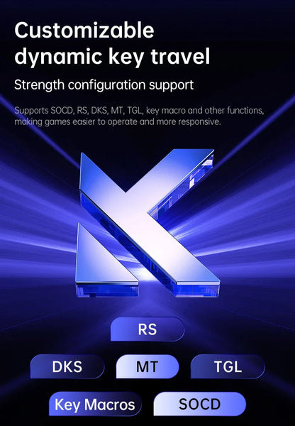 MCHOSE Ace68 Wired Mechanical Gaming Keyboard-68-Key Ultra-Compact layout RGB Backlit Ultra-Low Latency Type-C Wired