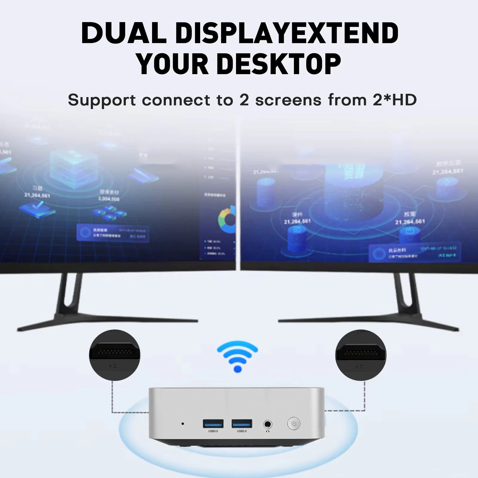 2025 Mini PC Windows 10 Intel Core i7 8500Y Desktop Pc Gaming Computer 12GB DDR4 1TB 2TB SSD WiFi 6 BT4.2 Portable Mini Pc Gamer