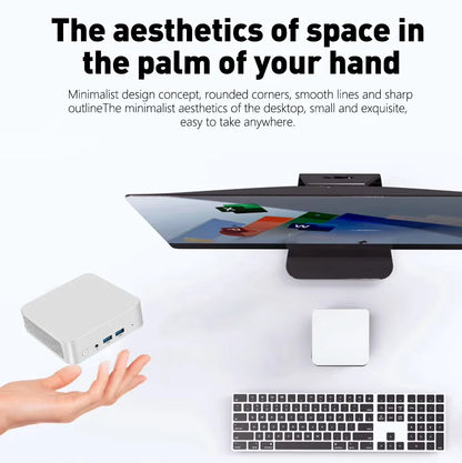 2025 Mini PC Windows 10 Intel Core i7 8500Y Desktop Pc Gaming Computer 12GB DDR4 1TB 2TB SSD WiFi 6 BT4.2 Portable Mini Pc Gamer