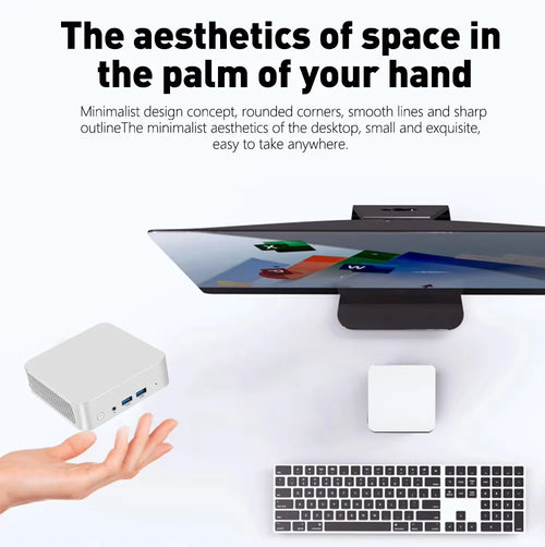 2025 Mini PC Windows 10 Intel Core i7 8500Y Desktop Pc Gaming Computer 12GB DDR4 1TB 2TB SSD WiFi 6 BT4.2 Portable Mini Pc Gamer