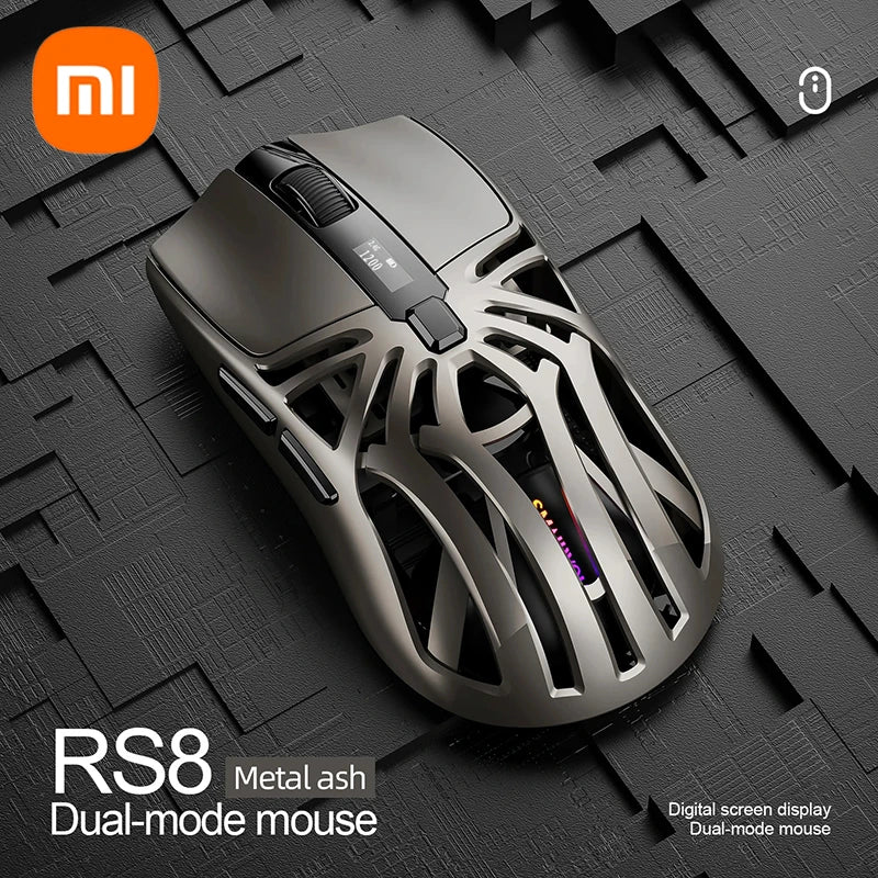 Xiaomi RS8 1000Hz Bluetooth Wireless Mouse 10000DPI Three-mode Connection Lightweight Macro Gaming Mouse Notebook Computer