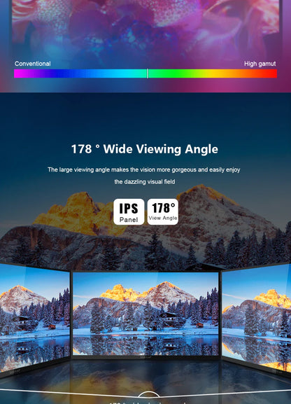 Zeuslap 18.5 inch Smart TV Portable Touch Screen Monitor with Google TV For Mini PC Laptop Phone Xbox PS4 PS5 Switch