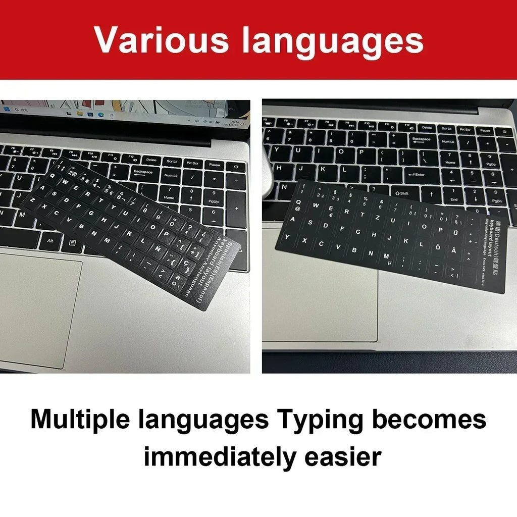 NEW 14.1" Ultra Slim Laptop 16GB RAM 2TB SSD Windows 11 Intel N3700 Notebook Gamer 1920*1080 Display Office Study Computer PC