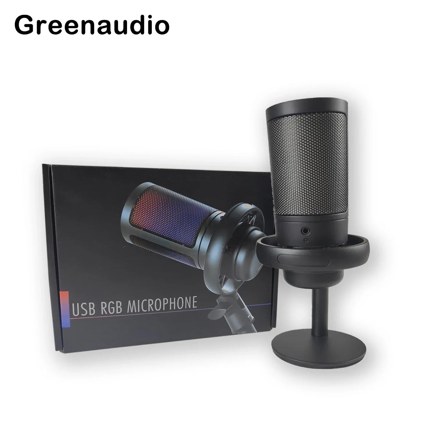 GAM-ME6S desktop live streaming microphone mobile game RGB dazzling lighting USB computer karaoke
