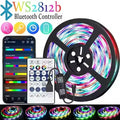 Ws2812B Rgbic Led Strip Light 5V Usb Wall Home Rgb Light Strip Controller App Bluetooth Control 1-30M Flexible Ribbon Lamp Diode