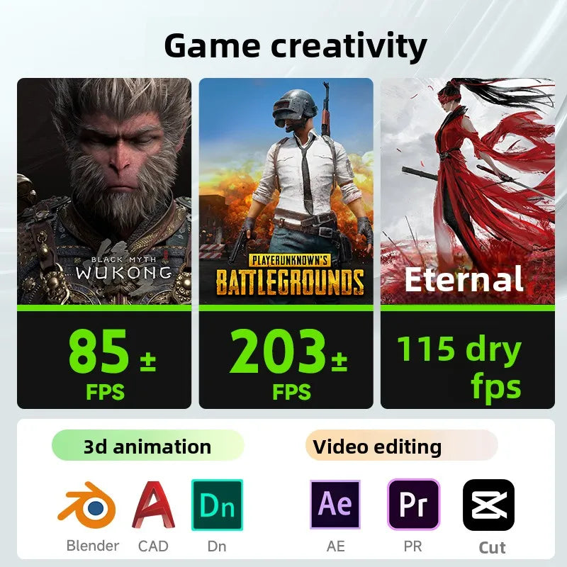 RTX5060Ti computer host, black myth 14600KF/5060 assembled computer 4060tiDIY desktop host