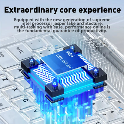 NEW 14.1" Ultra Slim Laptop 16GB RAM 2TB SSD Windows 11 Intel N3700 Notebook Gamer 1920*1080 Display Office Study Computer PC