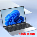 NEW 14.1" Ultra Slim Laptop 16GB RAM 2TB SSD Windows 11 Intel N3700 Notebook Gamer 1920*1080 Display Office Study Computer PC