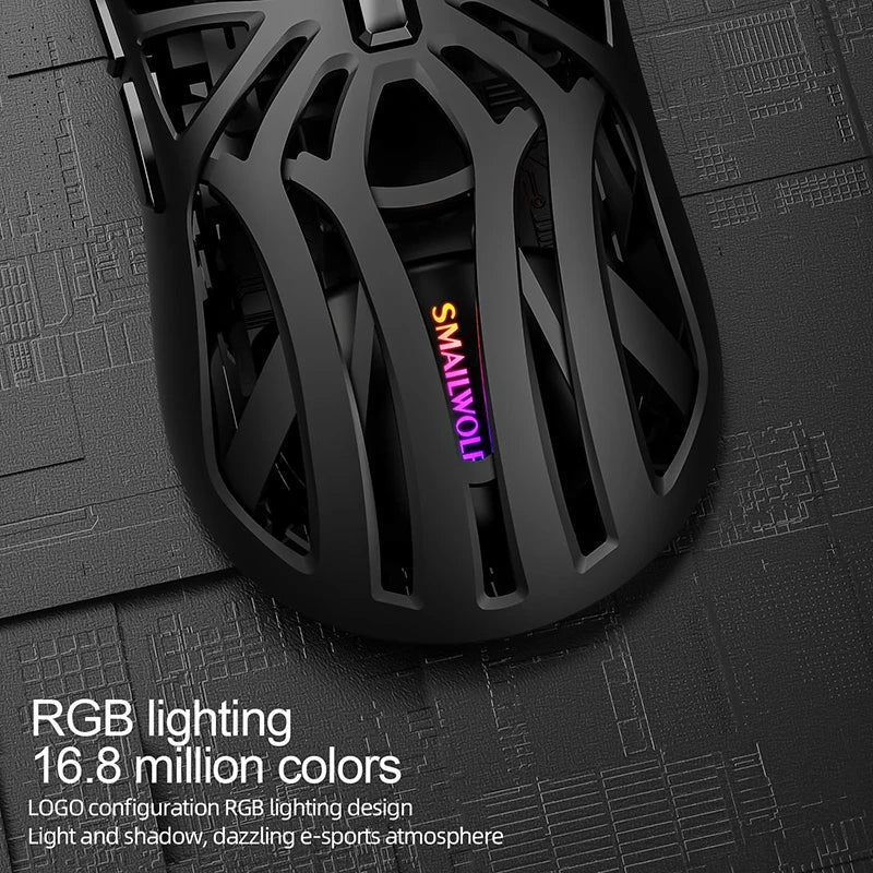 Xiaomi RS8 1000Hz Bluetooth Wireless Mouse 10000DPI Three-mode Connection Lightweight Macro Gaming Mouse Notebook Computer