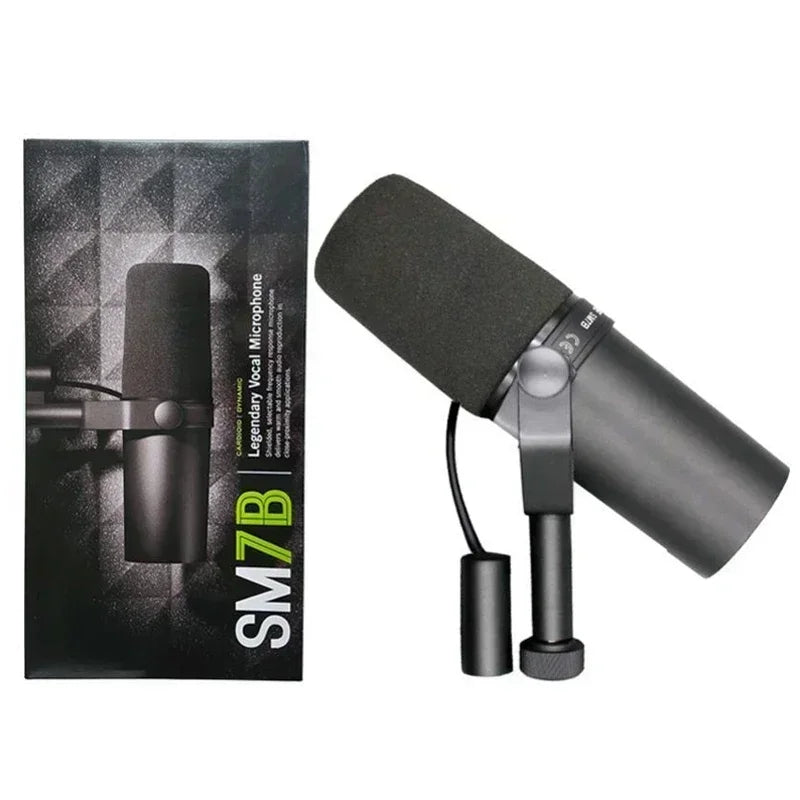 SM7B microphone sm7b dynamic microphone podcast studio set for Live/Stage Recording Podcasting cardioid Black Metal microphone