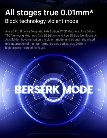 MCHOSE Ace68 Wired Mechanical Gaming Keyboard-68-Key Ultra-Compact layout RGB Backlit Ultra-Low Latency Type-C Wired