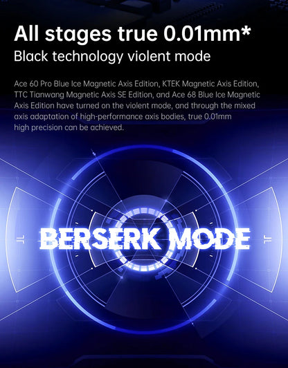 MCHOSE Ace68 Wired Mechanical Gaming Keyboard-68-Key Ultra-Compact layout RGB Backlit Ultra-Low Latency Type-C Wired