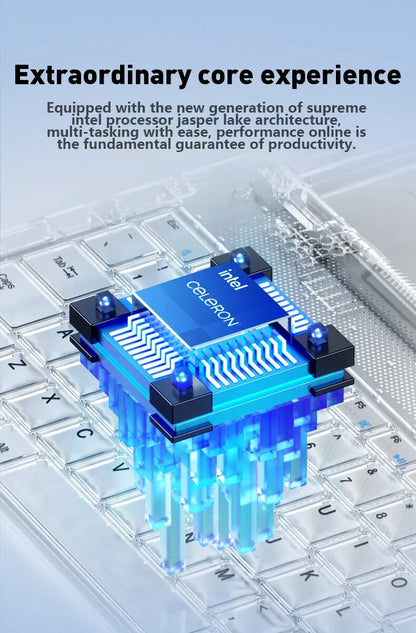 NEW 14.1" Ultra Slim Laptop 16GB RAM 2TB SSD Windows 11 Intel N3700 Notebook Gamer 1920*1080 Display Office Study Computer PC