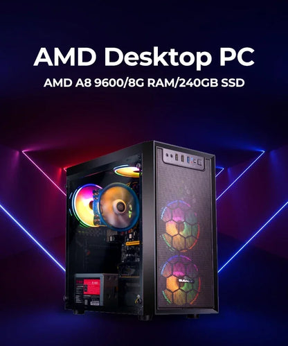 QiazzHot sale cheap gamer desktop computer best price high quality system unit Core i7 I5 i9 16GB RAM RTX GTX 12GB GPU new gamin