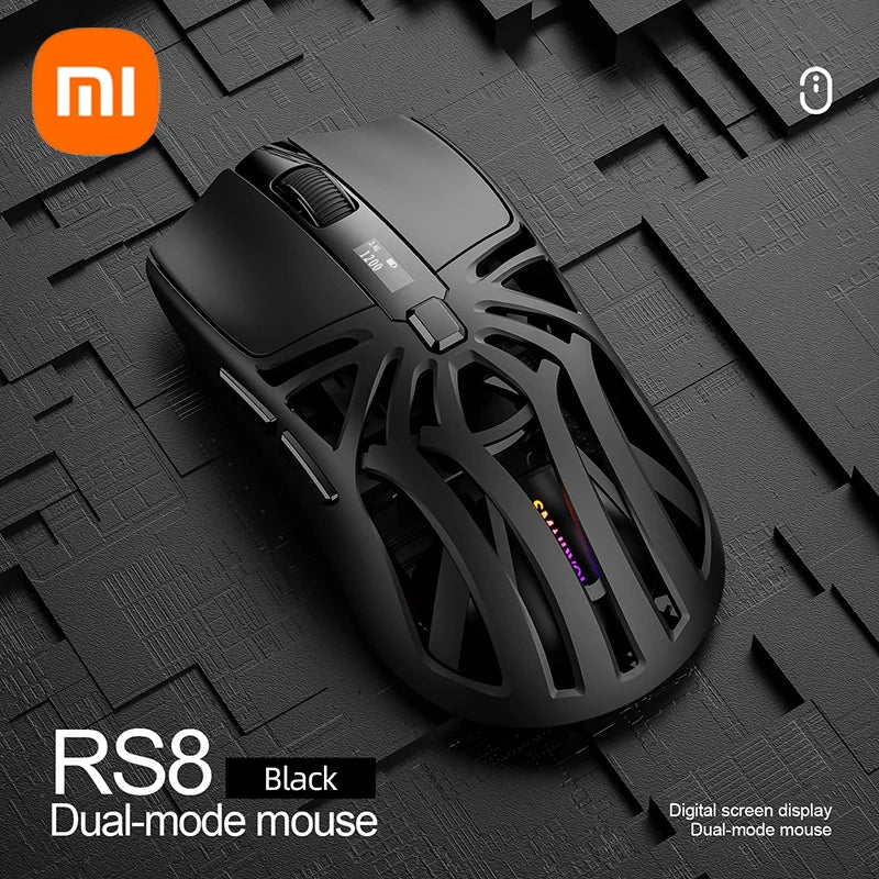 Xiaomi RS8 1000Hz Bluetooth Wireless Mouse 10000DPI Three-mode Connection Lightweight Macro Gaming Mouse Notebook Computer
