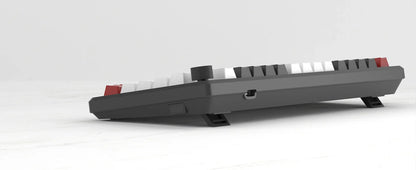 MageGee 75% Mechanical Gaming Keyboard with Knob Control, Blue Backlit Wired Gaming Keyboard Red/Yellow Switch for PC Windows