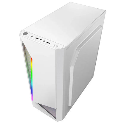 aotesier pc gaming i9 i7 computer acrylic  light strip front panel top power supply side transparent chassis game atx host box