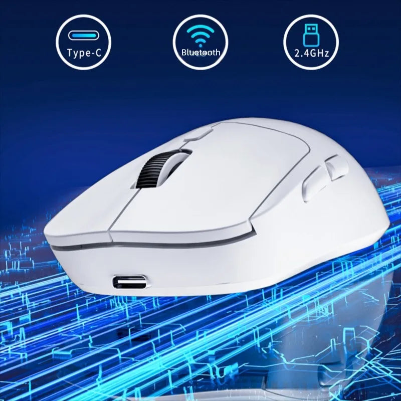 2.4G Wireless Mouse 6 Buttons Professional Optical Wireless 6400 DPI  Mouse Rechargeable Mouse Portable for Laptop PC Gamer