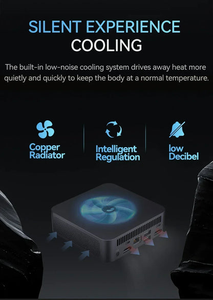 Mini PC Windows 11 Pro Core i9 8950HK 16GB DDR4 1TB SSD PC Gamer Computer Dual WIFI 6 BT5.2 4K HD Mini Gaming Pc Desktop