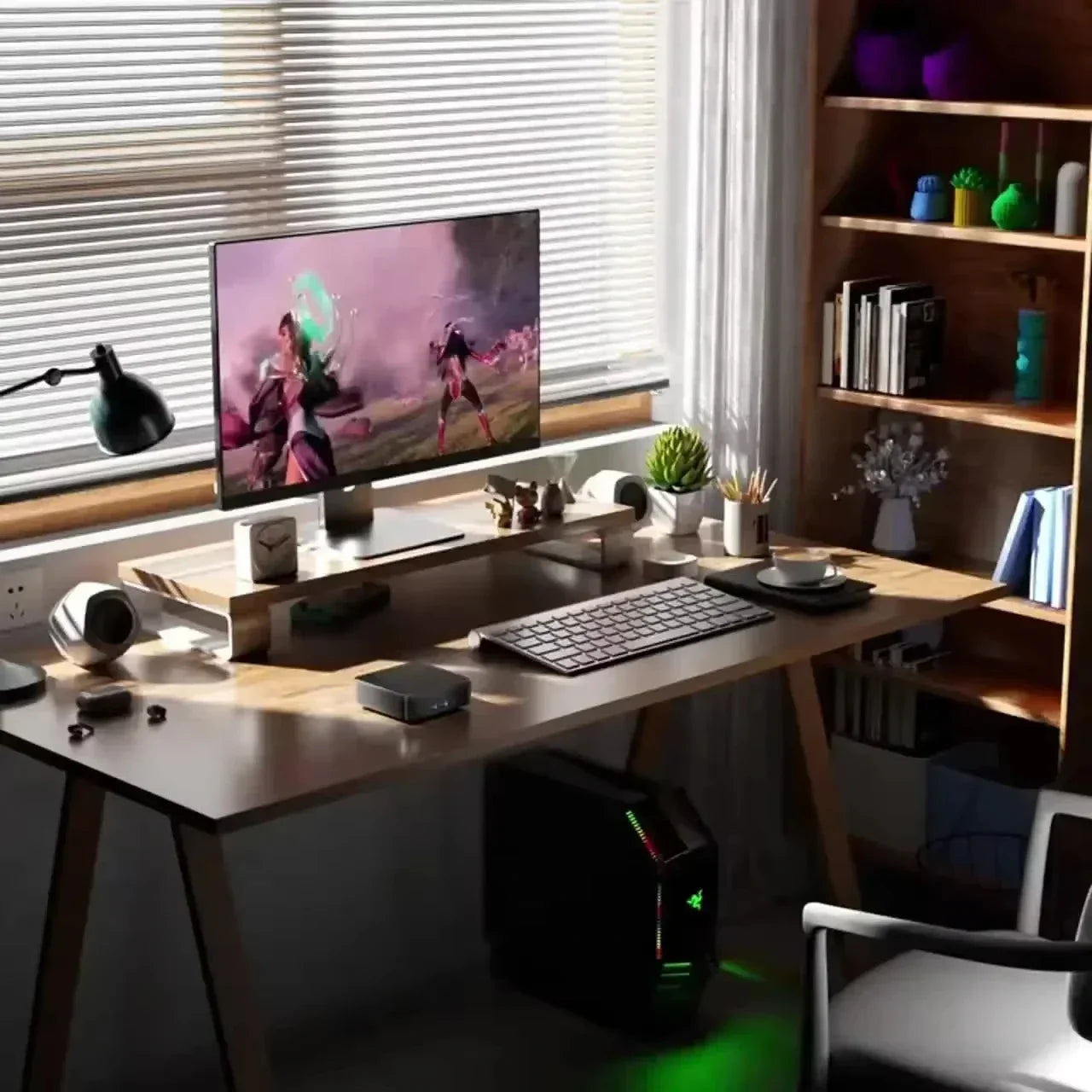 Gaming Mini PC Intel Core i9 8950HK Windows 11 Pro 16GB DDR4 1TB SSD WiFi6 M.2 UHD Graphics 1000Mbps Portable Mini PC Desktop