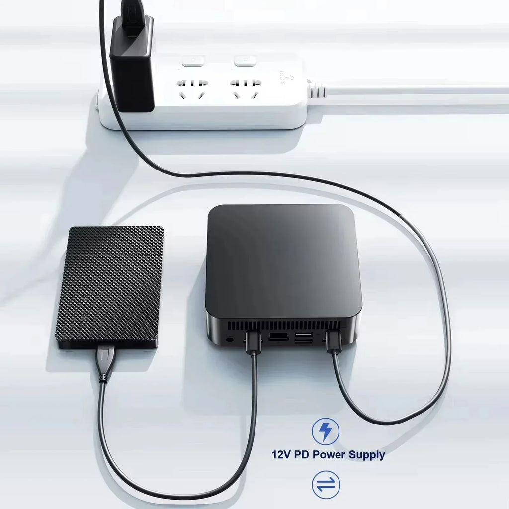 Gaming Mini PC Intel Core i9 8950HK Windows 11 Pro 16GB DDR4 1TB SSD WiFi6 M.2 UHD Graphics 1000Mbps Portable Mini PC Desktop