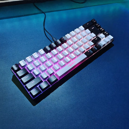 60% Wired Gaming Keyboard, Small RGB Backlit Membrane 68 key Gaming Keyboard, Ultra-Compact Mini Keyboard For PC Computer Gamer