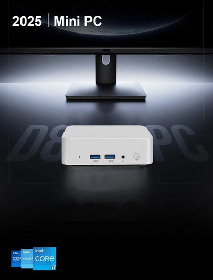 2025 Mini PC Windows 10 Intel Core i7 8500Y Desktop Pc Gaming Computer 12GB DDR4 1TB 2TB SSD WiFi 6 BT4.2 Portable Mini Pc Gamer