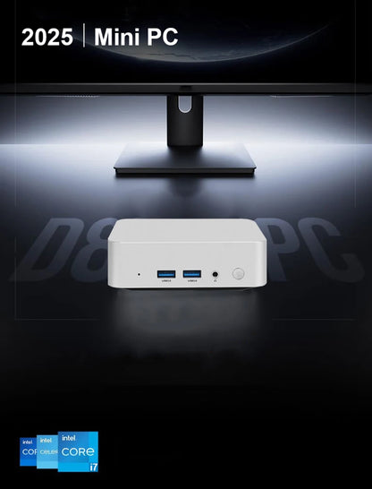 2025 Mini PC Windows 10 Intel Core i7 8500Y Desktop Pc Gaming Computer 12GB DDR4 1TB 2TB SSD WiFi 6 BT4.2 Portable Mini Pc Gamer