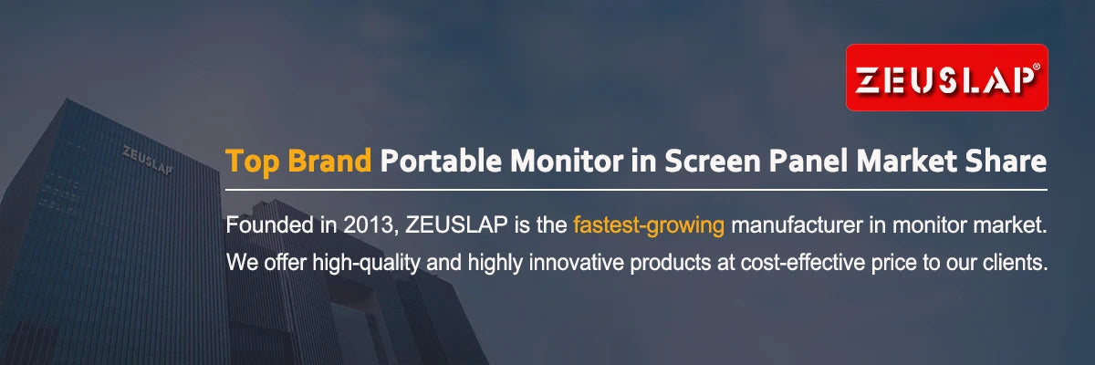 Zeuslap 18.5 inch Smart TV Portable Touch Screen Monitor with Google TV For Mini PC Laptop Phone Xbox PS4 PS5 Switch
