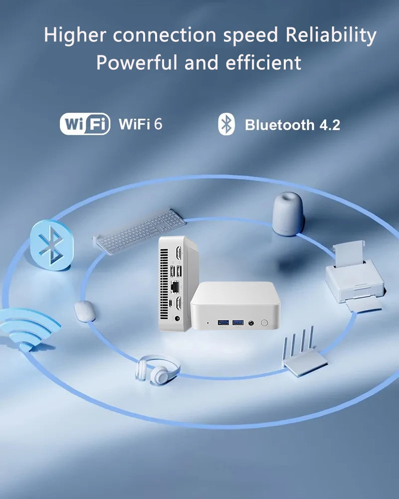 2025 Mini PC  Intel Core i7 8500Y Windows 10 12GB DDR3 1TB 2TB SSD Gamer Pc Desktop Dual WIFI 6 BT4.2 Mini Gaming Pc 4K HD