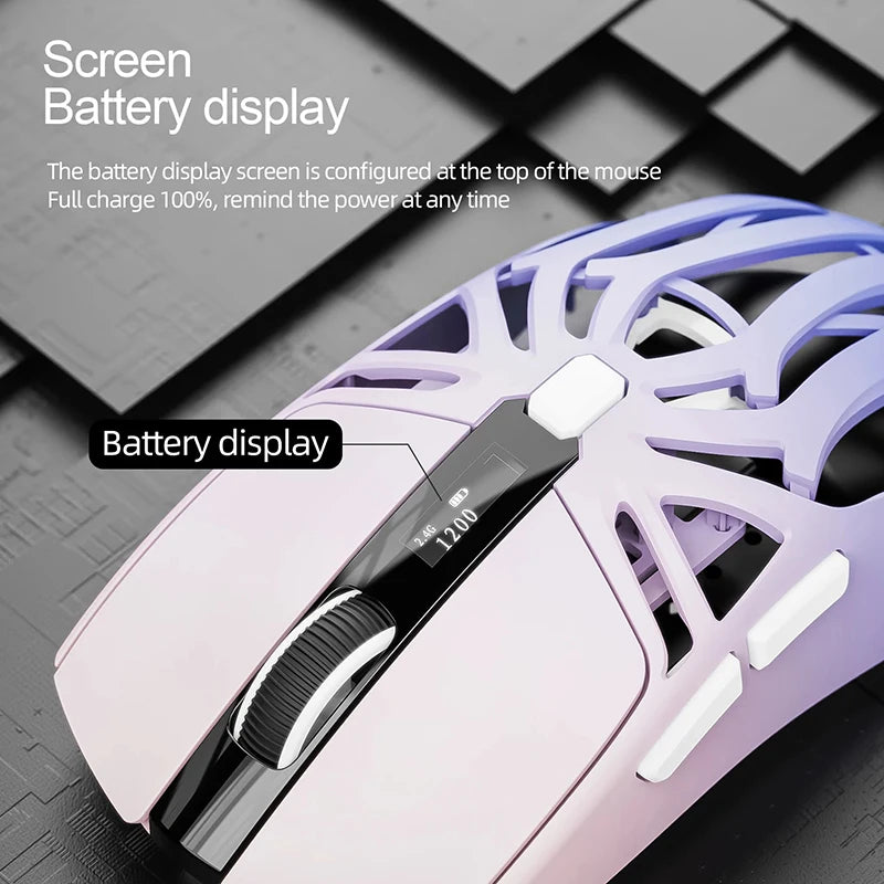 Xiaomi RS8 1000Hz Bluetooth Wireless Mouse 10000DPI Three-mode Connection Lightweight Macro Gaming Mouse Notebook Computer
