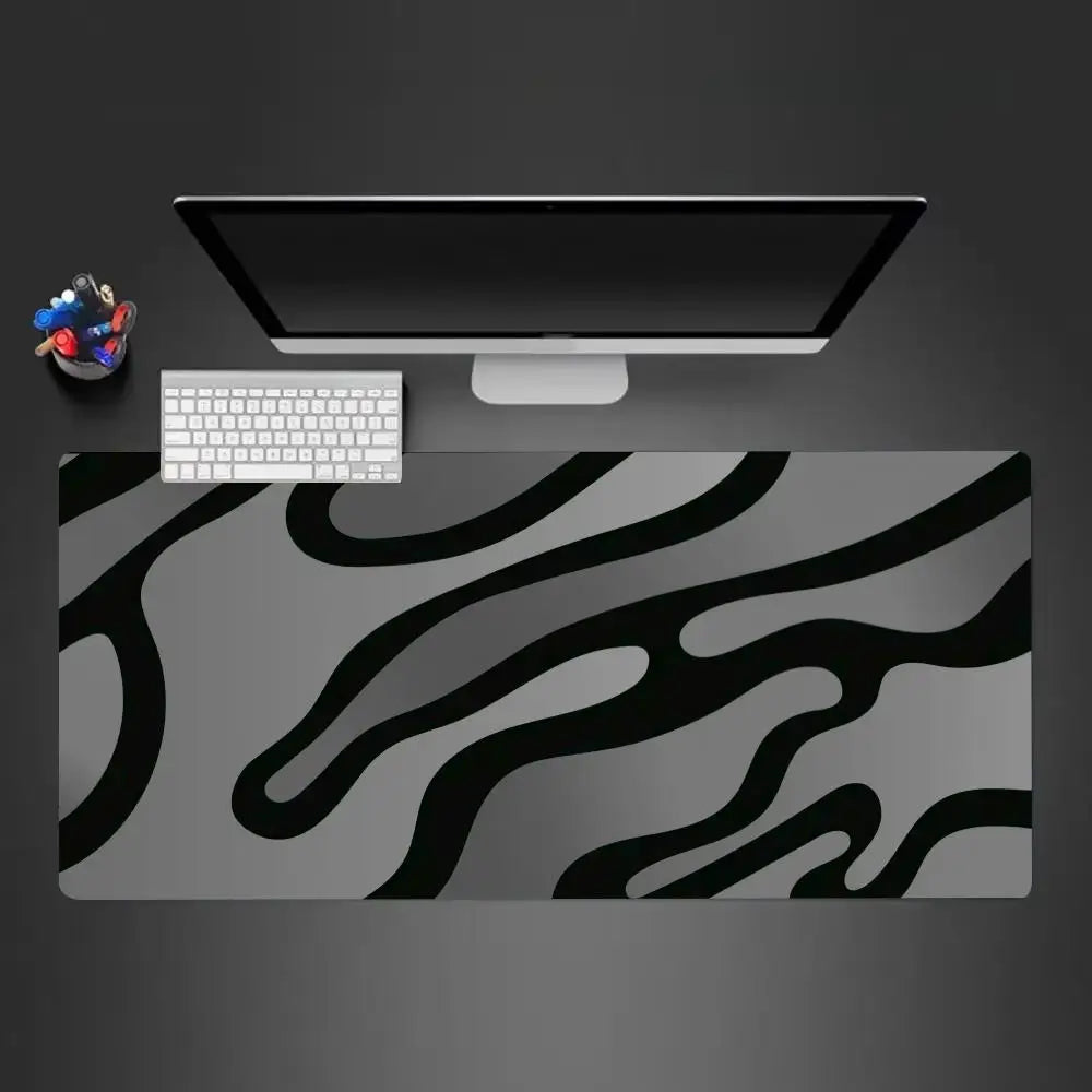 Fluid Mouse Pad Large Computer Office Game Table Mats XXL Rubber Anti-slip Gaming Keyboard XL Mousepads Long Desk Pads 400X900
