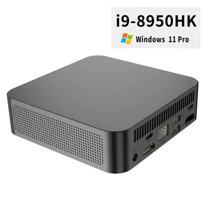 Mini PC Windows 11 Pro Core i9 8950HK 16GB DDR4 1TB SSD PC Gamer Computer Dual WIFI 6 BT5.2 4K HD Mini Gaming Pc Desktop