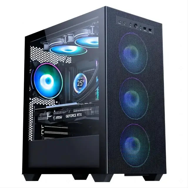 QiazzHot sale cheap gamer desktop computer best price high quality system unit Core i7 I5 i9 16GB RAM RTX GTX 12GB GPU new gamin