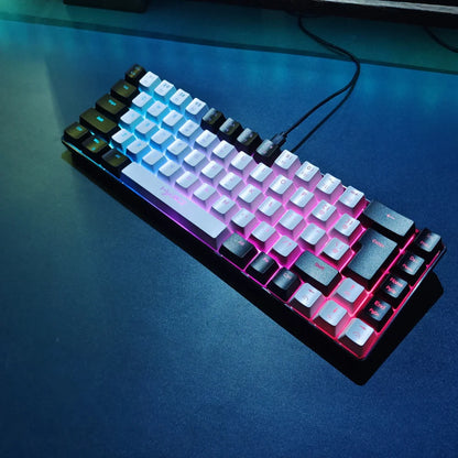 60% Wired Gaming Keyboard, Small RGB Backlit Membrane 68 key Gaming Keyboard, Ultra-Compact Mini Keyboard For PC Computer Gamer