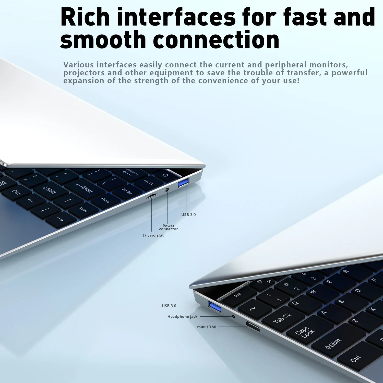 NEW 14.1" Ultra Slim Laptop 16GB RAM 2TB SSD Windows 11 Intel N3700 Notebook Gamer 1920*1080 Display Office Study Computer PC