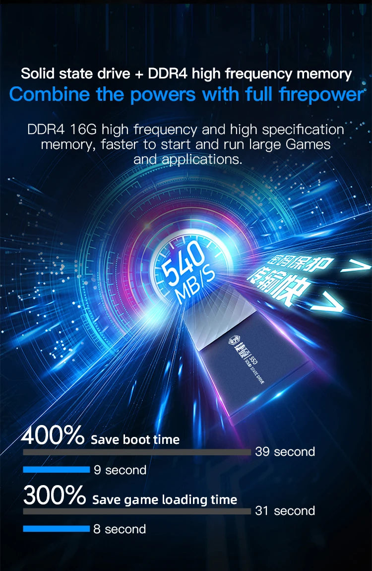 Gaming Desktop Ryzen 7 5700X NVIDIA RTX 4060 32GB DDR4 RAM 1TB M.2 NVMe SSD WIFI Pc for Gaming DesignOffice  Prebuilt Gaming Pc