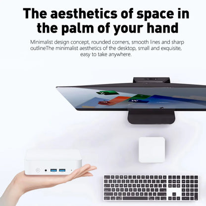 2025 Mini PC  Intel Core i7 8500Y Windows 10 12GB DDR3 1TB 2TB SSD Gamer Pc Desktop Dual WIFI 6 BT4.2 Mini Gaming Pc 4K HD