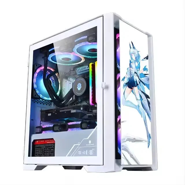 QiazzHot sale cheap gamer desktop computer best price high quality system unit Core i7 I5 i9 16GB RAM RTX GTX 12GB GPU new gamin