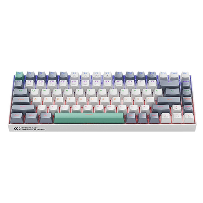 Machenike K500-B84 TKL Wired Mechanical Keyboard 84 Keys LED Backlight Gaming Keyboard PBT Doubleshot Keycaps for PC Laptop