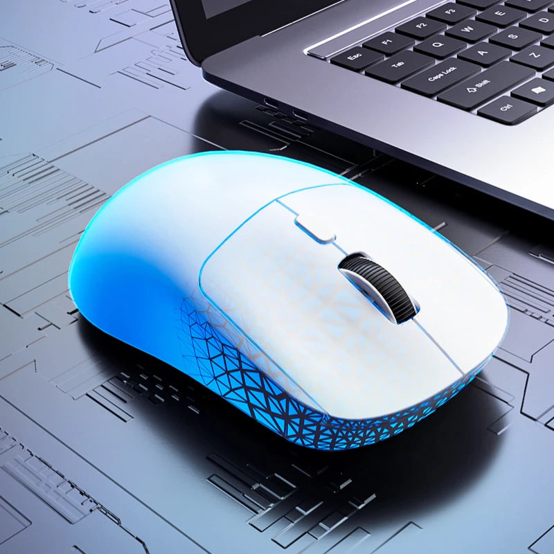 2.4G Wireless Mouse 6 Buttons Professional Optical Wireless 6400 DPI  Mouse Rechargeable Mouse Portable for Laptop PC Gamer